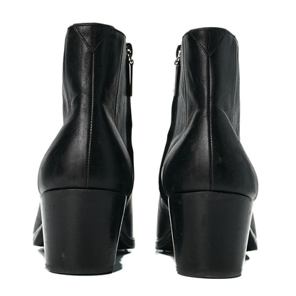 Saint Laurent Calfskin Finn 60 Ankle Boots 40 Black 5 of 11