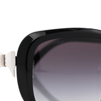 Chanel CC Bow Sunglasses 5171 Black White 7 of 7