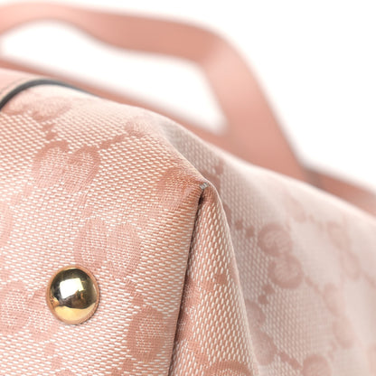 Gucci Crystal Monogram Medium Abbey Tote Blush 10 of 25