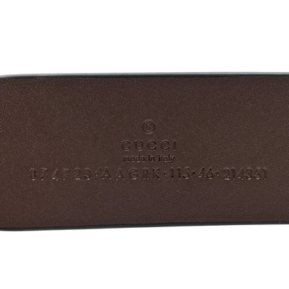 Gucci Original GG Canvas Marmont Thin Belt 115 46 Beige Ebony 3 of 4