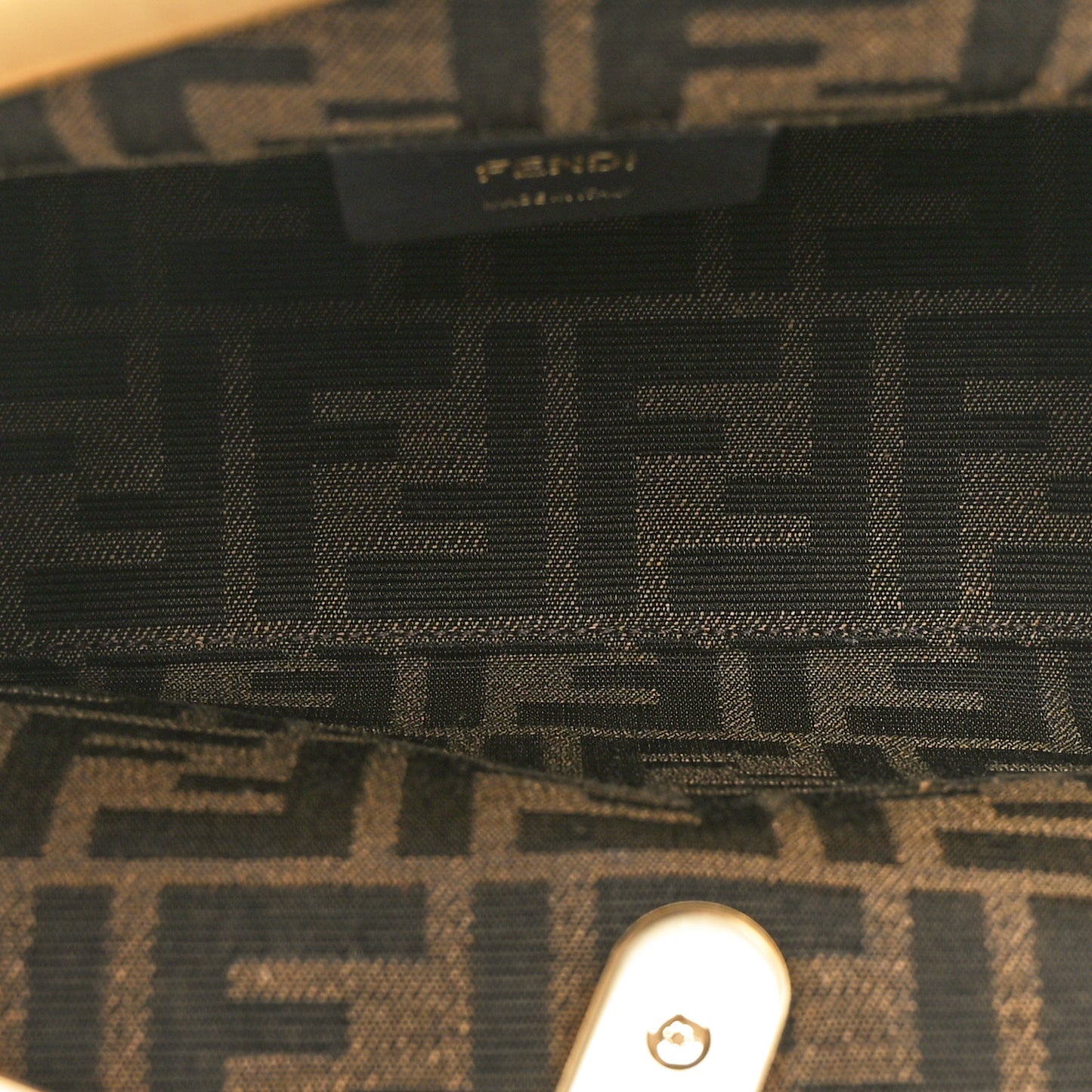 Shearling Small Fendi First Ghiaccio Oro Soft