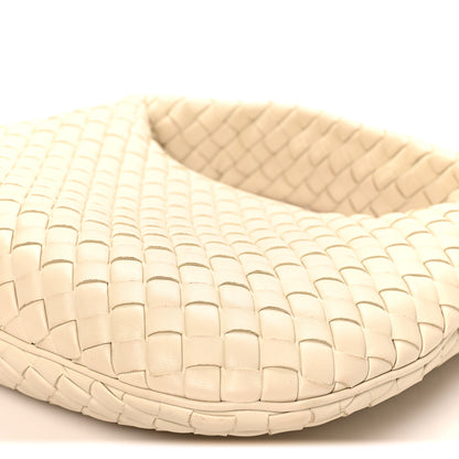 Bottega Veneta Supple Nappa Intrecciato Padded Small Veneta Hobo Sea Salt 10 of 11