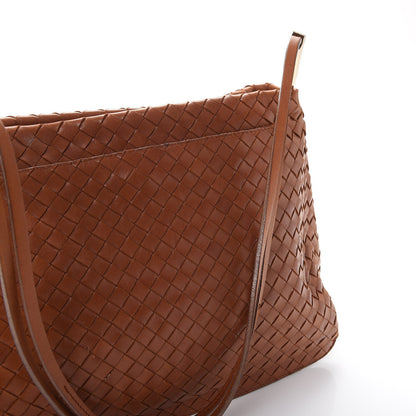 Bottega Veneta Nappa Intrecciato Shoulder Bag Tan 7 of 12