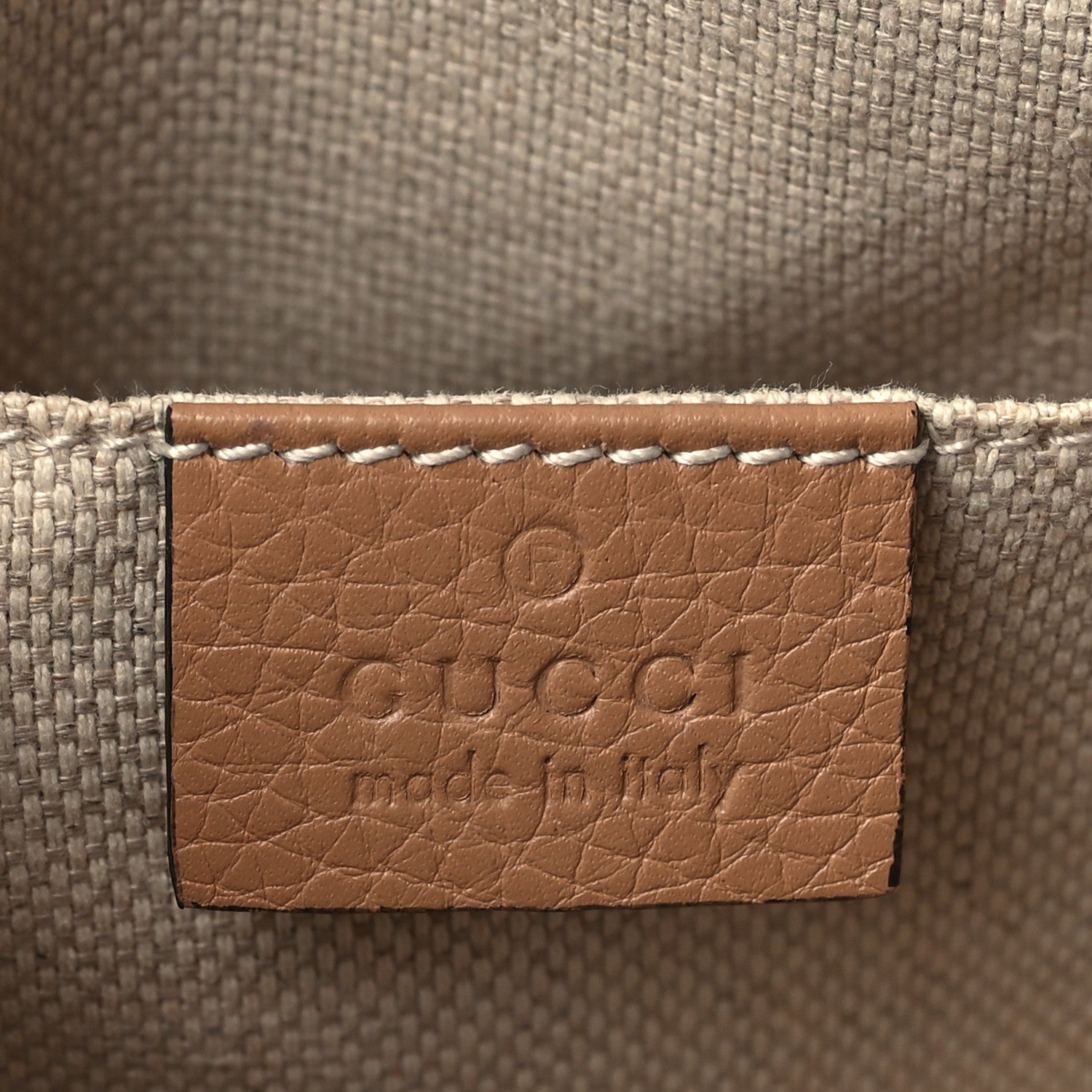 Gucci Pebbled Calfskin Small Soho Disco Bag Camelia 6 of 9