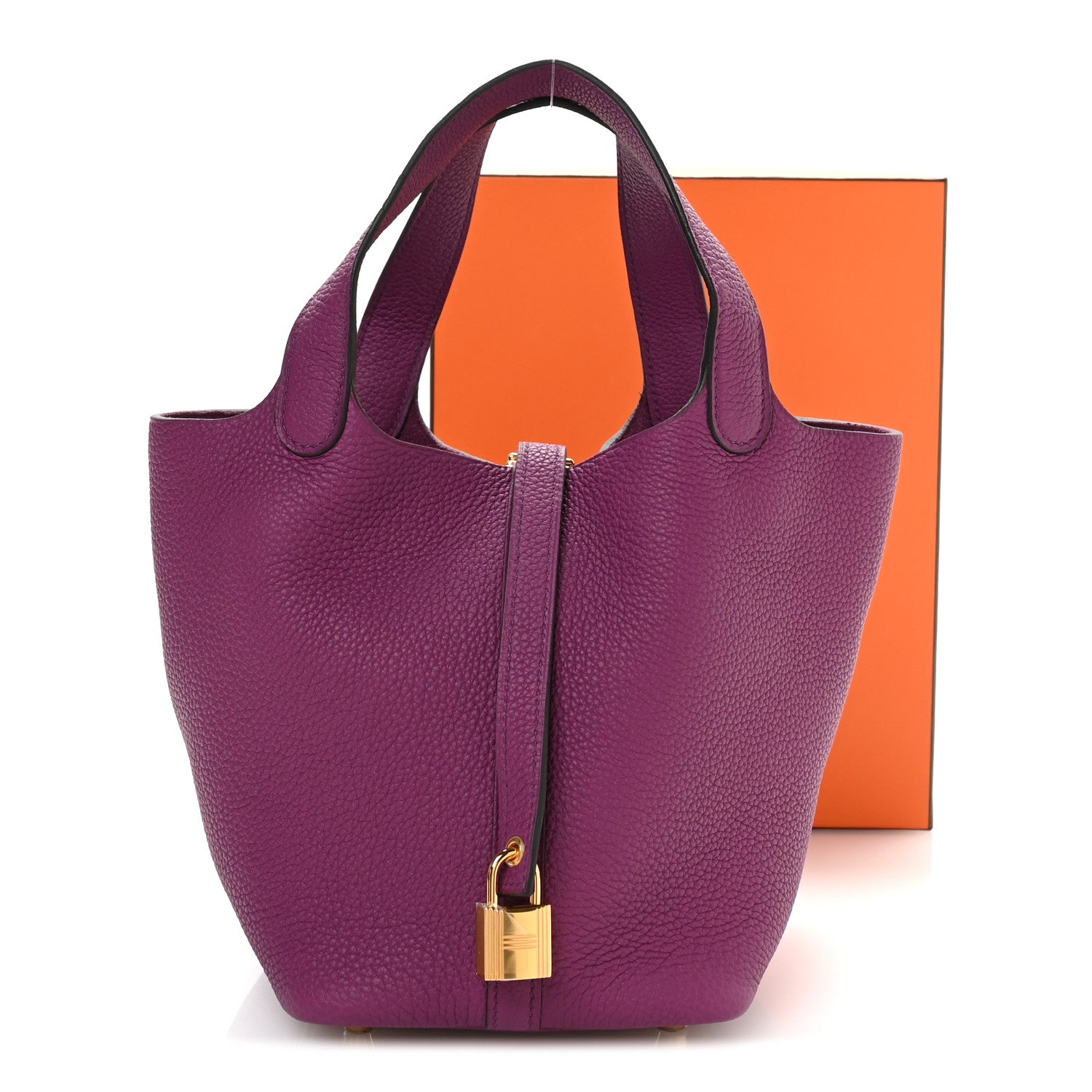 Hermes Taurillon Clemence Picotin Lock 18 PM Anemone 13 of 13