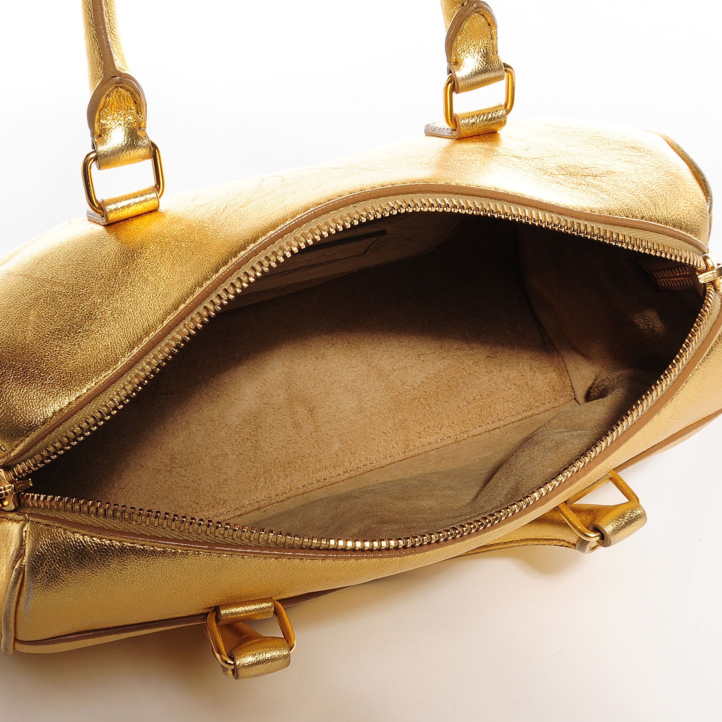 Calfskin Classic Baby Duffle Gold