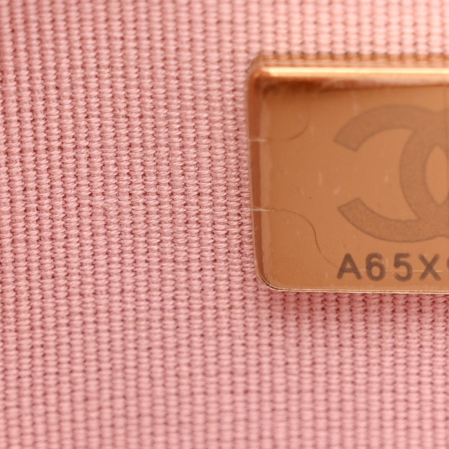 Caviar Quilted Studded CC Wallet on Chain WOC Light Pink