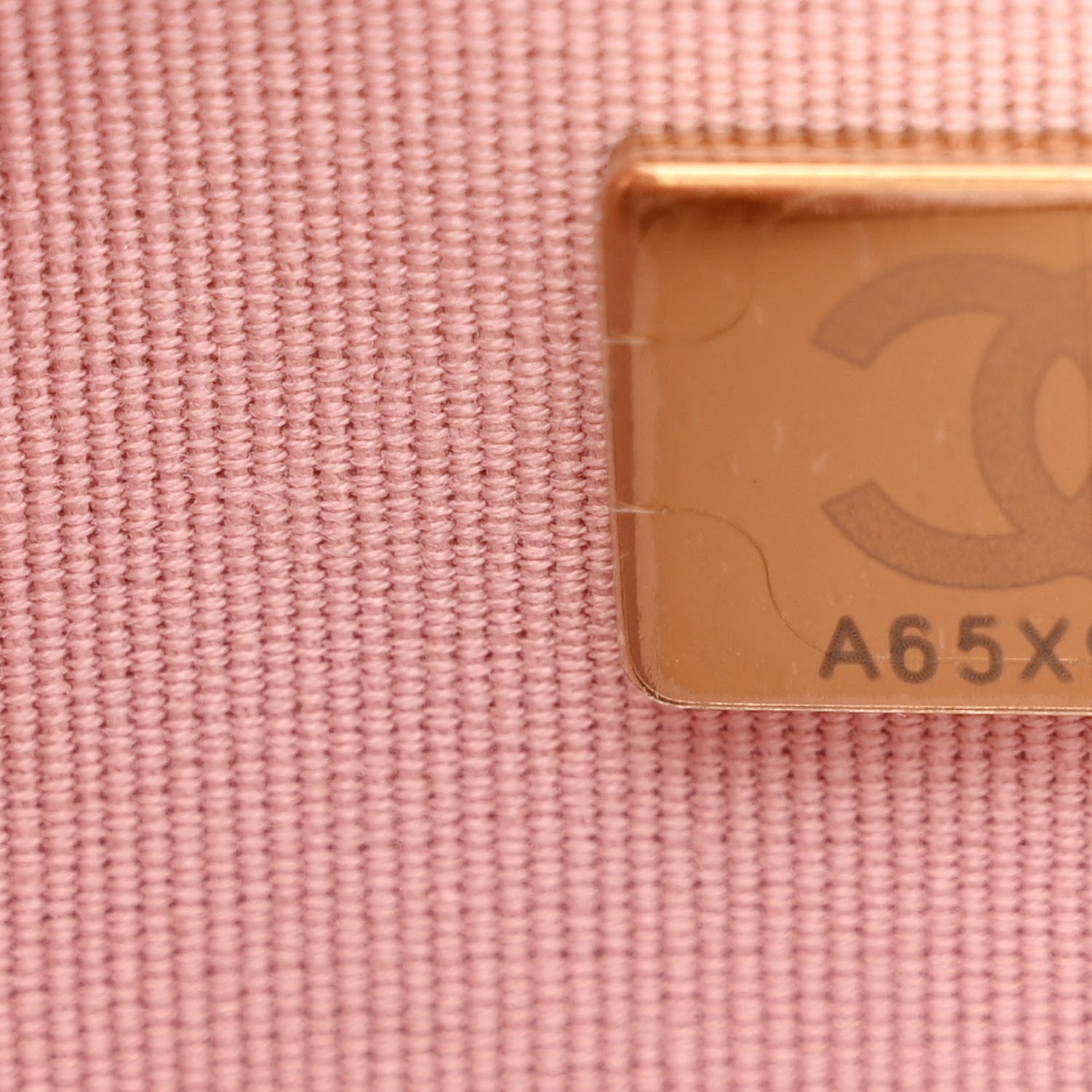 Chanel Caviar Quilted Studded CC Wallet on Chain WOC Light Pink 8 of 11