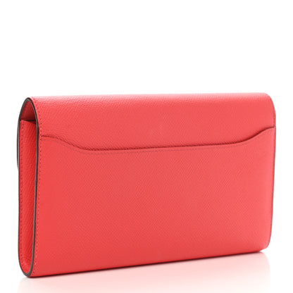 Hermes Epsom Constance Long Wallet Bougainvillea 3 of 7
