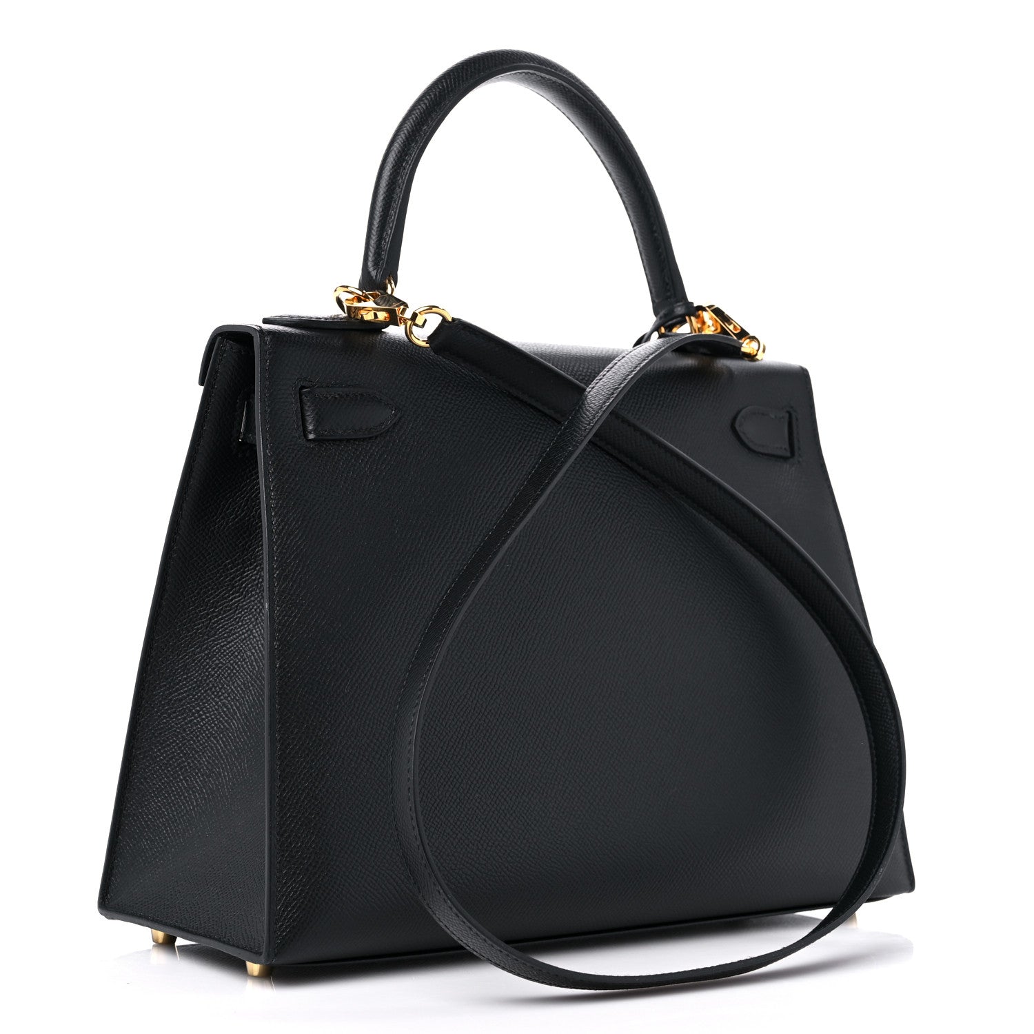 Hermes Epsom Kelly Sellier 28 Black 3 of 11