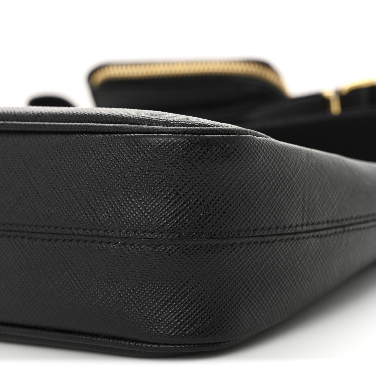 Prada Saffiano Lux Re-Edition 2005 Shoulder Bag Black 10 of 11