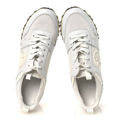 Louis Vuitton Calfskin Mesh Run Away Sneakers 37.5 White 2 of 12