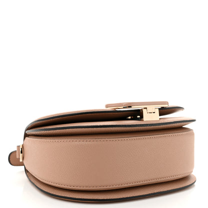 Valentino Garavani Grainy Calfskin VSling Saddle Bag Rose Cannelle 4 of 10