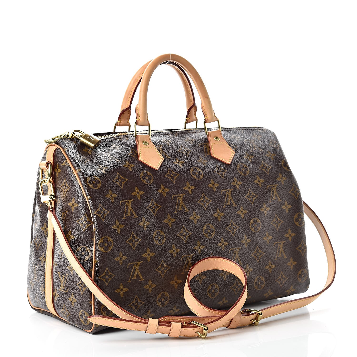 Louis Vuitton Monogram Speedy Bandouliere 35 3 of 15