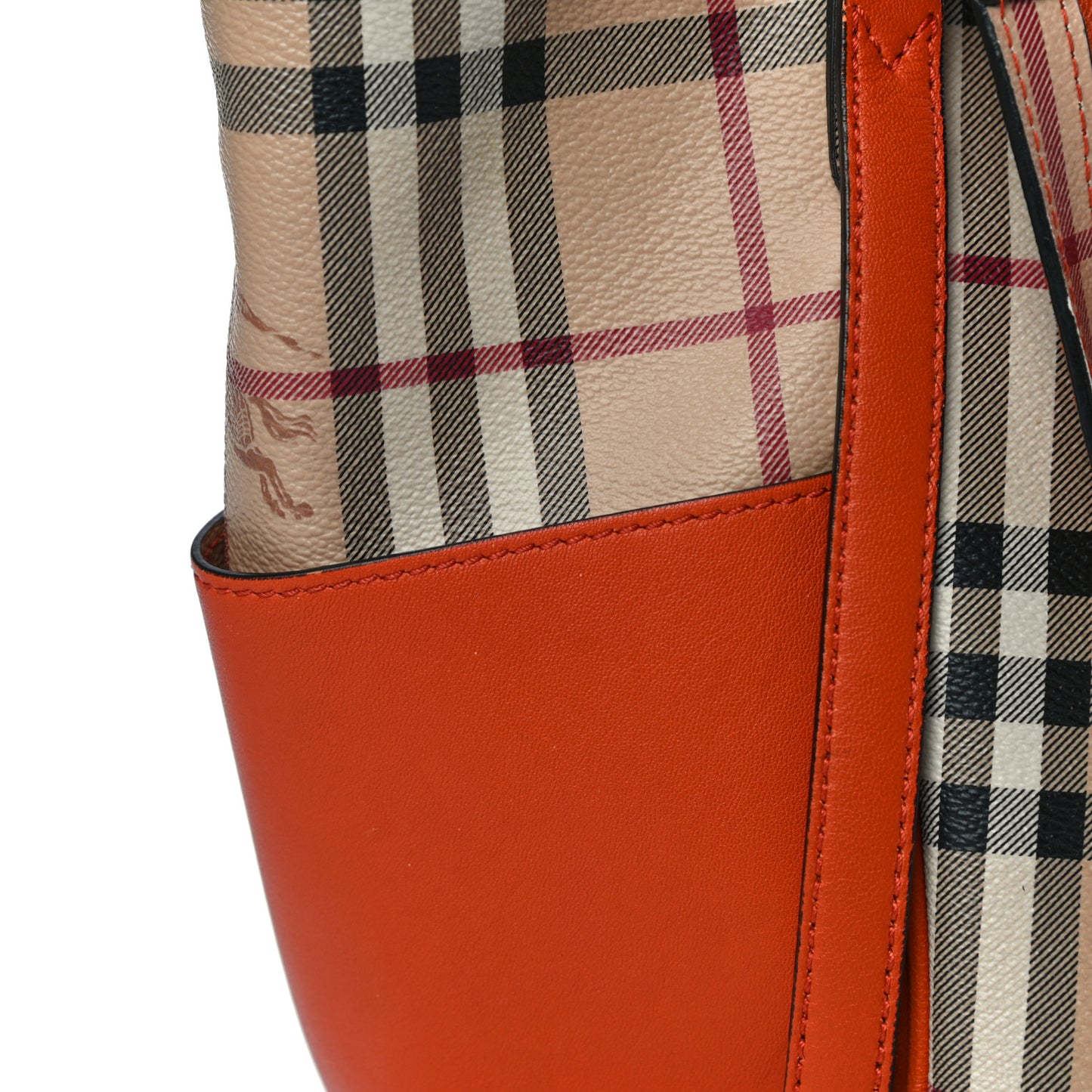 Haymarket Check Small Canterbury Tote Orange