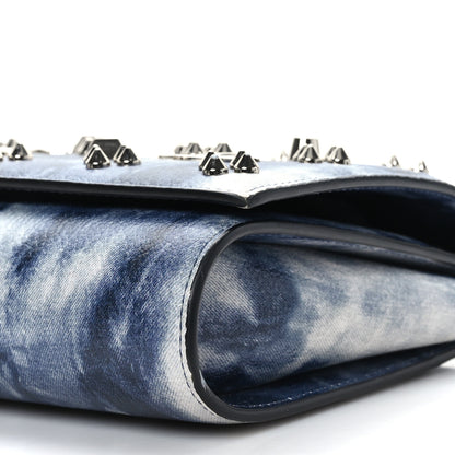 Christian Louboutin Calfskin Printed Punk Spikes Paloma Clutch Multicolor 8 of 8