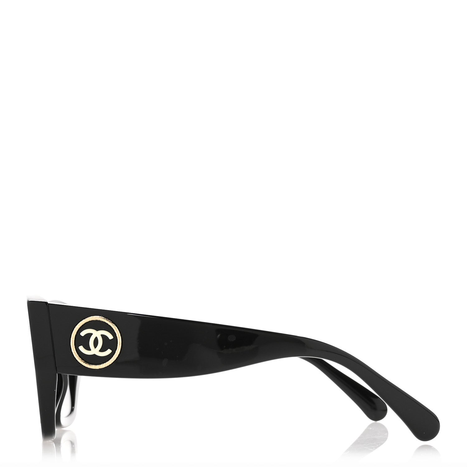 Chanel Acetate Polarized Square Sunglasses 5506 Black 3 of 8