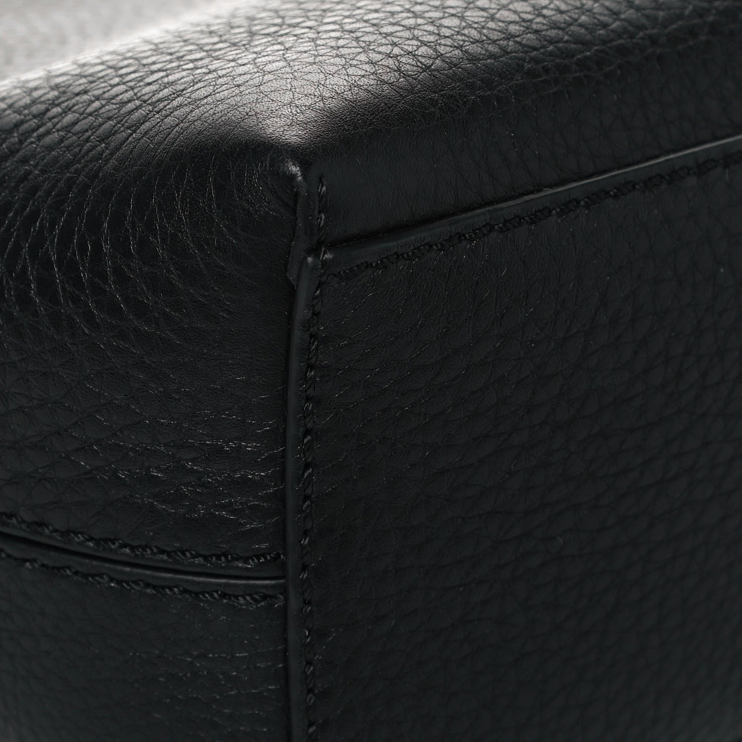 Valentino Garavani Grained Calfskin Small Rockstud Shoulder Tote Black 6 of 11