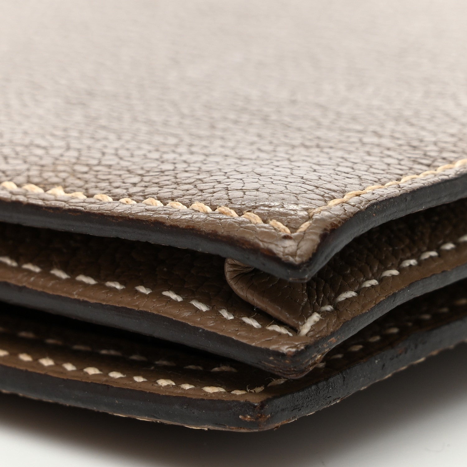 Hermes Epsom Bearn Gusset Wallet Etoupe 11 of 12