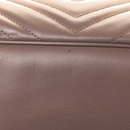 Gucci Calfskin Matelasse Large GG Marmont Shoulder Bag Porcelain Rose 19 of 19