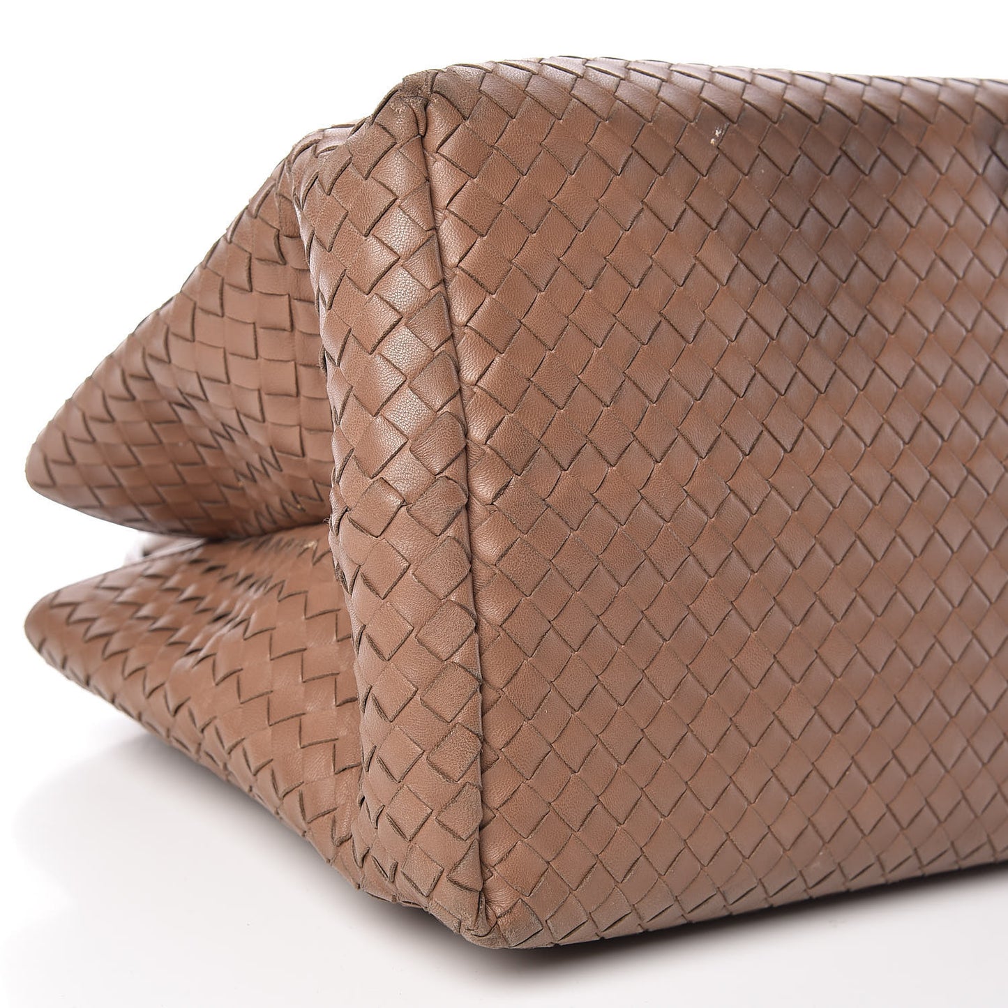 Nappa Intrecciato Milano Tote Toffee