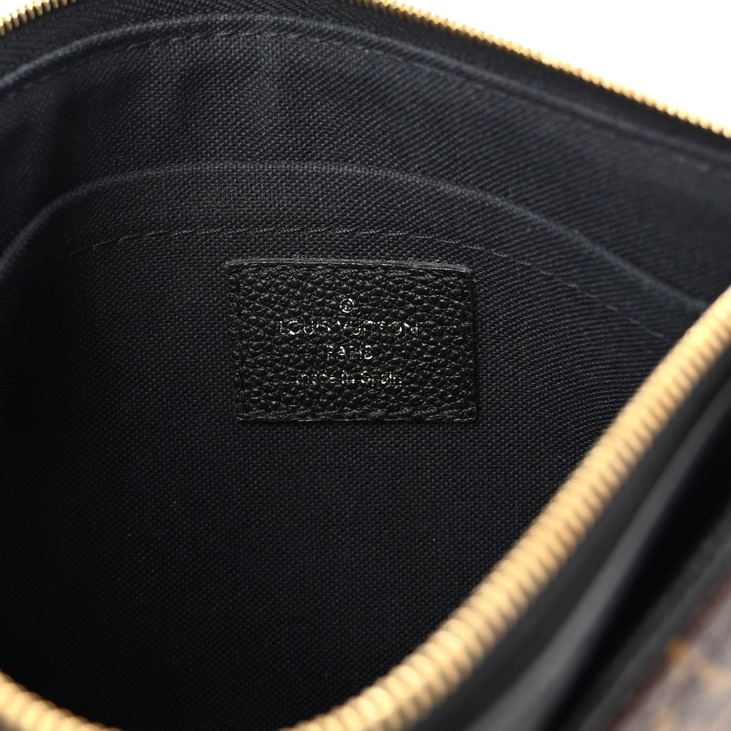 Louis Vuitton Monogram Pallas Clutch Black 6 of 9
