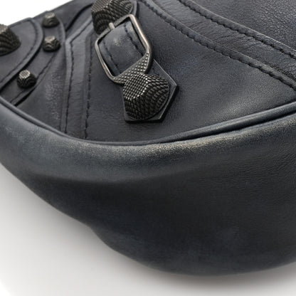 Balenciaga Used Calfskin Small Le Cagole Shoulder Bag Navy 11 of 14
