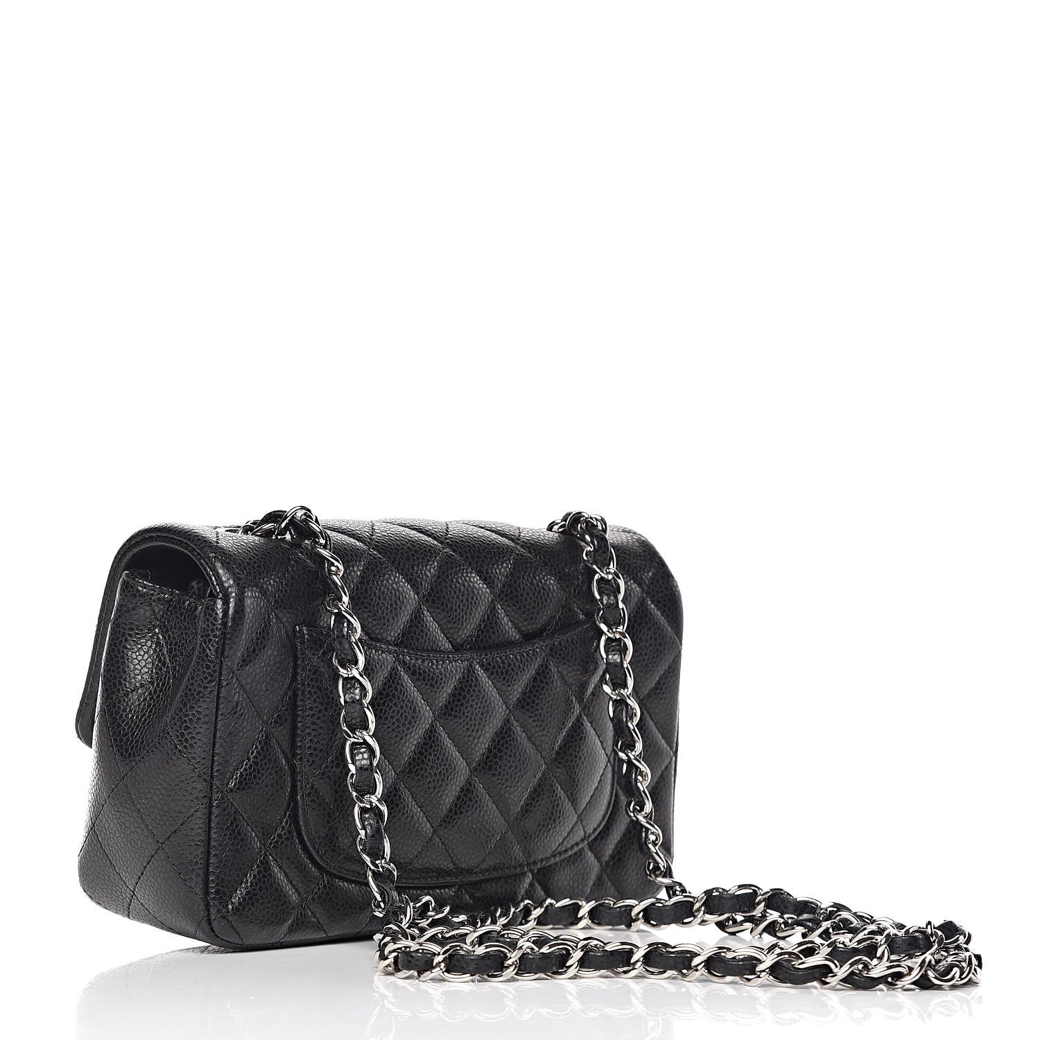 Chanel Caviar Quilted Mini Rectangular Flap Black 3 of 10
