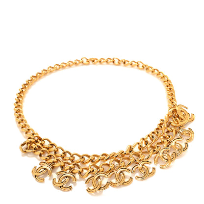 Chanel Metal Chain Multi CC Medallion Belt Gold 1 of 3