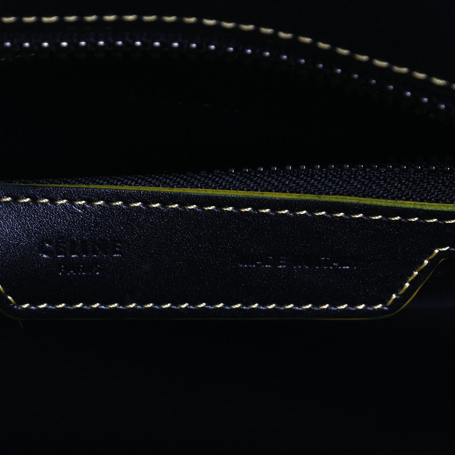 Satin Calfskin Debossed Micro Luggage Black