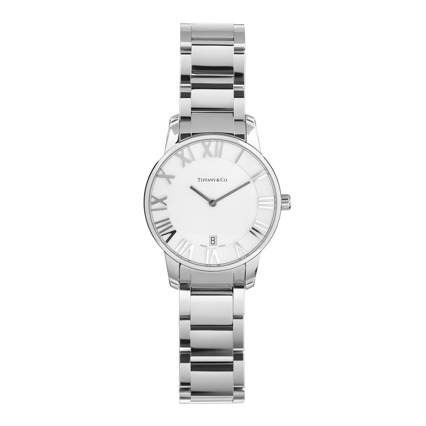 Stainless Steel 37mm Atlas 2-Hand Quartz Watch