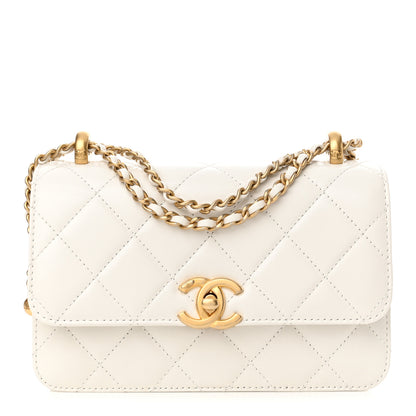 Chanel Calfskin Quilted Mini Perfect Fit Flap White 1 of 11