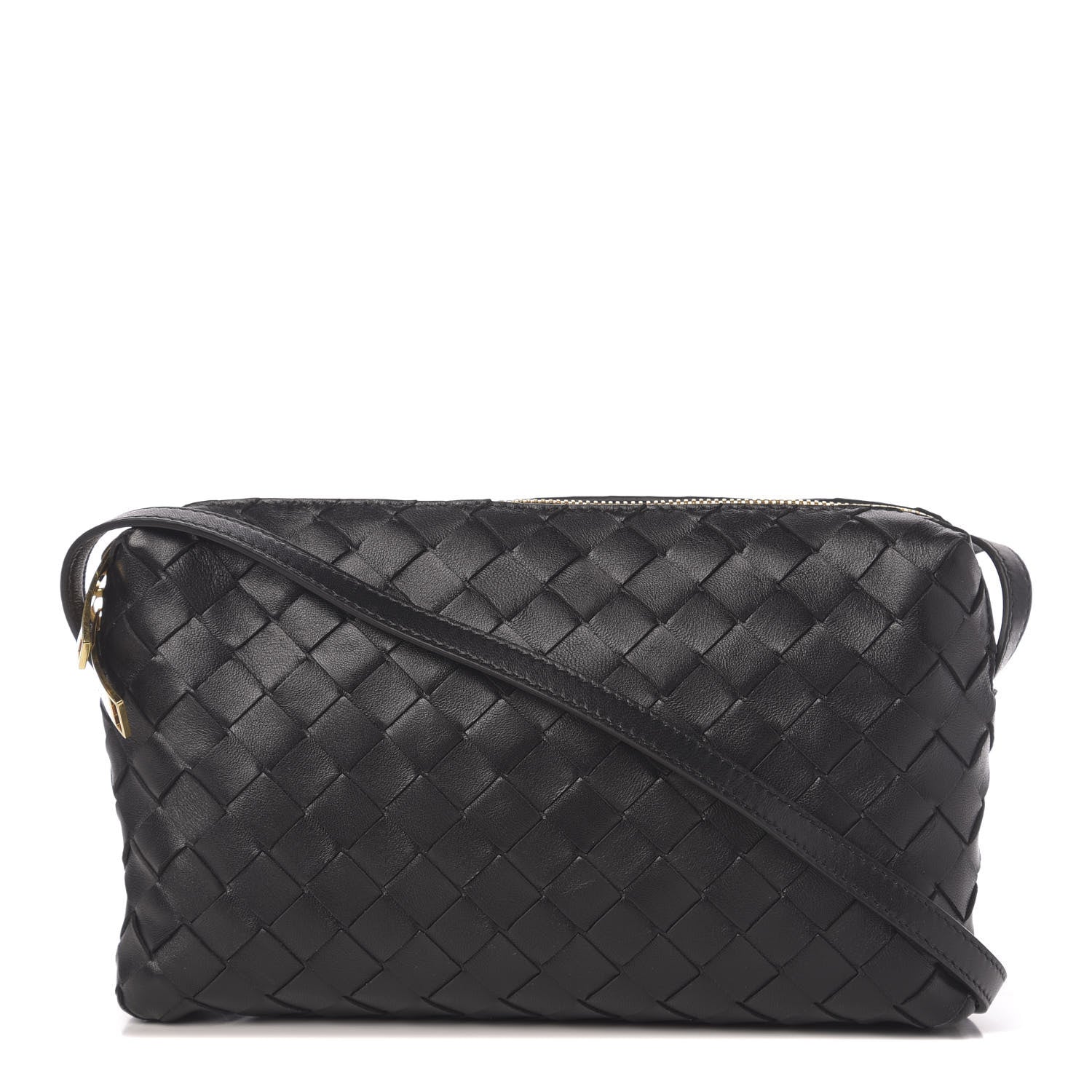 Bottega Veneta Nappa Intrecciato Crossbody Black 1 of 9