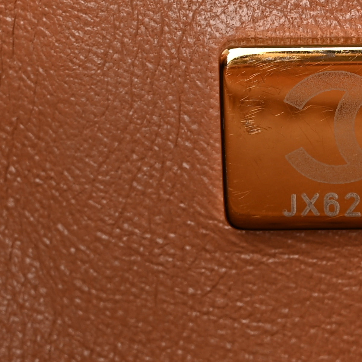 Lambskin Quilted Mini Rectangular Flap Brown