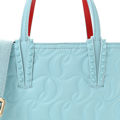 Christian Louboutin Nappa Embossed Mini East West Cabata Tote Mineral 8 of 11