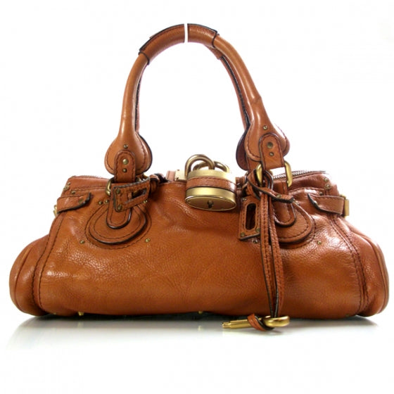Leather Paddington Satchel Whiskey