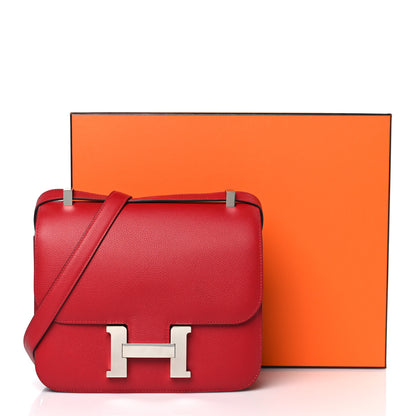 Hermes Evercolor Constance 24 Rouge Piment 10 of 10