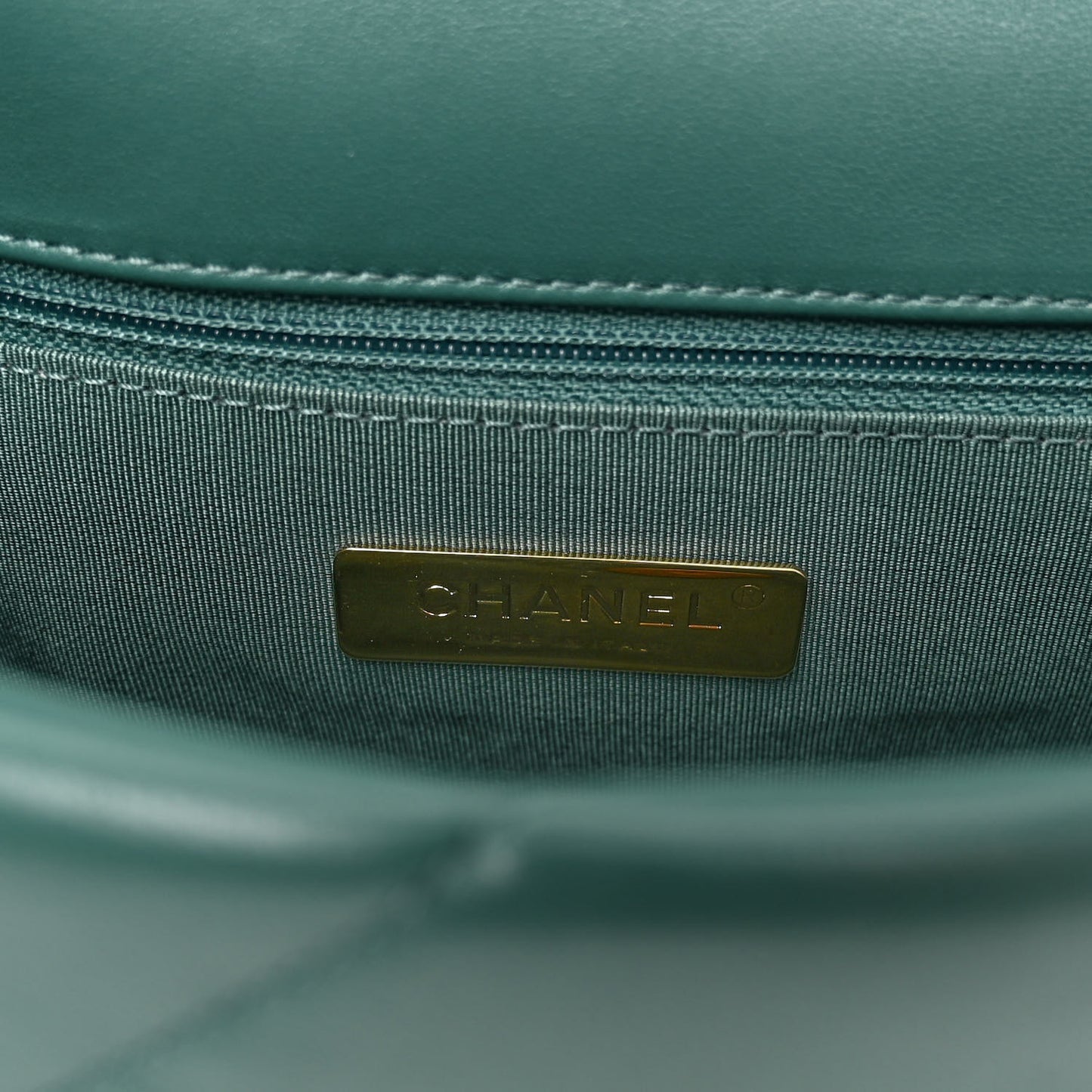 Lambskin Quilted Medium Chanel 19 Flap Green