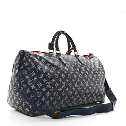 Louis Vuitton Monogram Upside Down Keepall Bandouliere 50 Ink 2 of 11