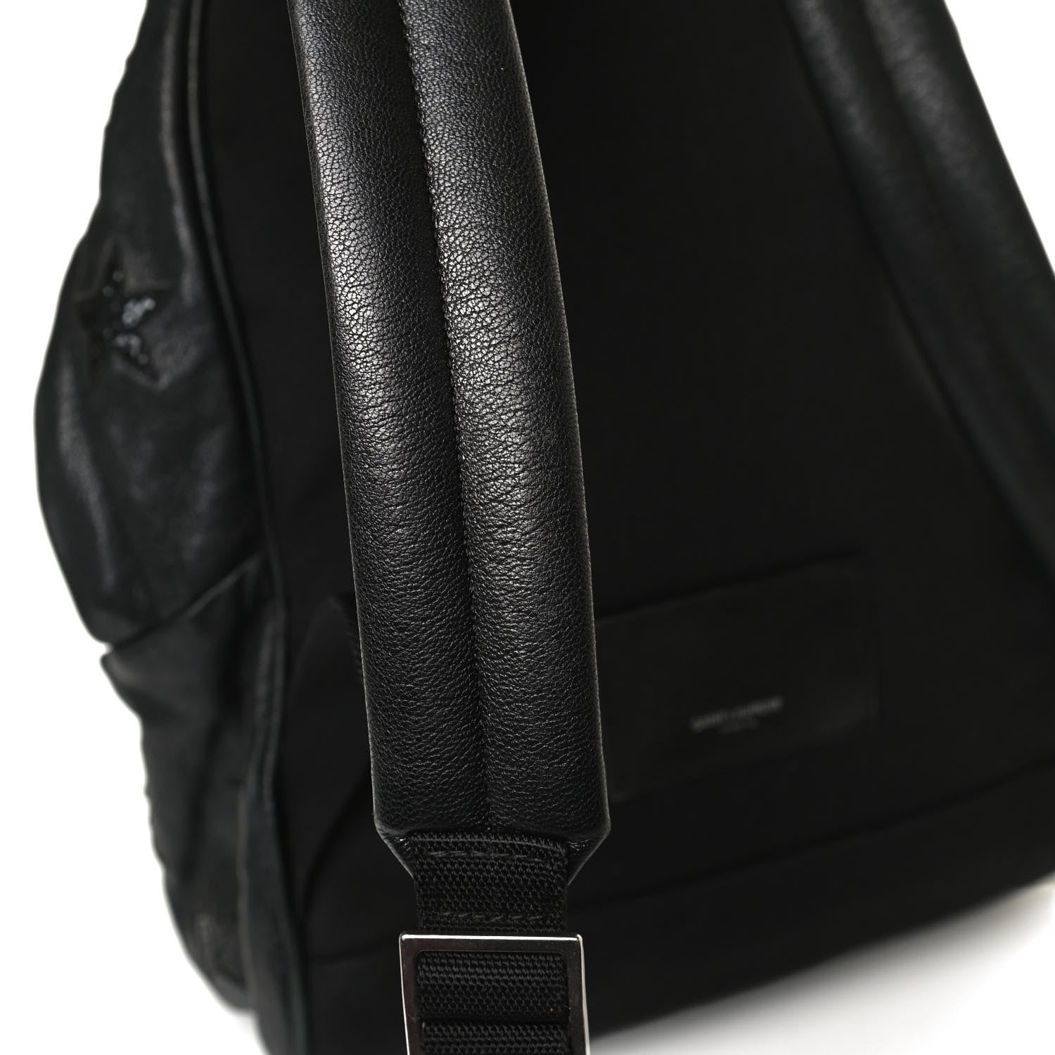 Saint Laurent Lambskin Star Applique Mini City California Backpack Black 15 of 30