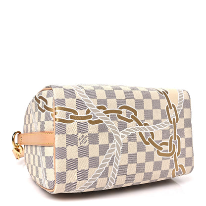 Louis Vuitton Damier Azur Nautical Speedy Bandouliere 25 4 of 9