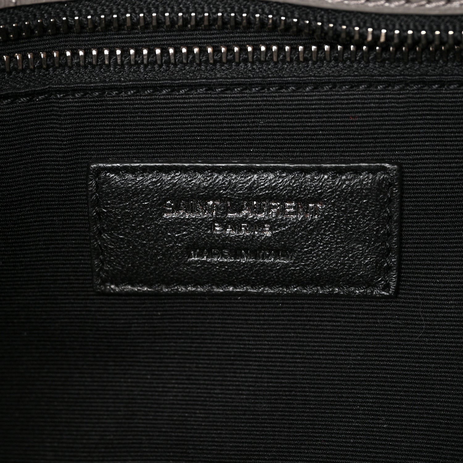 Saint Laurent Crinkled Calfskin Matelasse Monogram Medium Niki Chain Satchel Fog 6 of 10