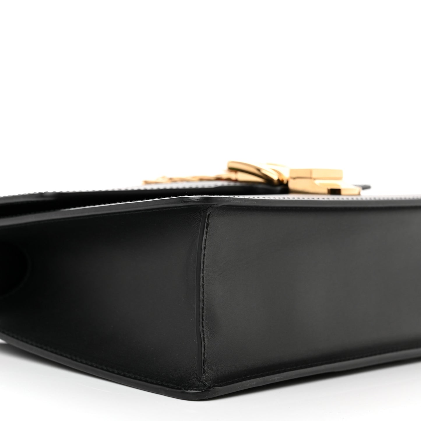 Calfskin Small Sylvie Shoulder Bag Black