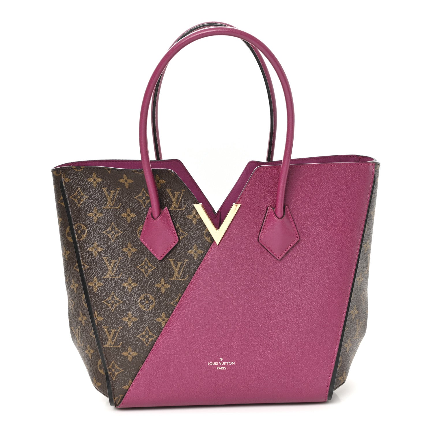 Louis Vuitton Calfskin Monogram Kimono Tote Grape 1 of 9