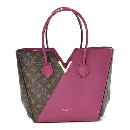 Louis Vuitton Calfskin Monogram Kimono Tote Grape 1 of 9