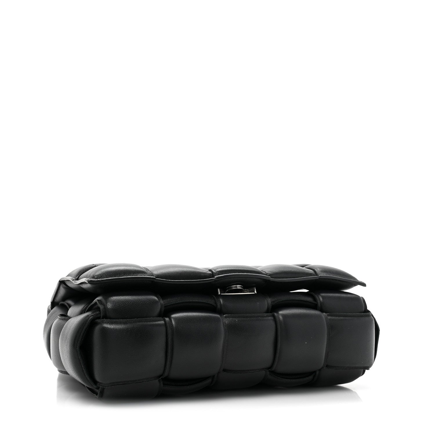 Bottega Veneta Nappa Maxi Intreccio Padded Cassette Crossbody Bag Black 4 of 14