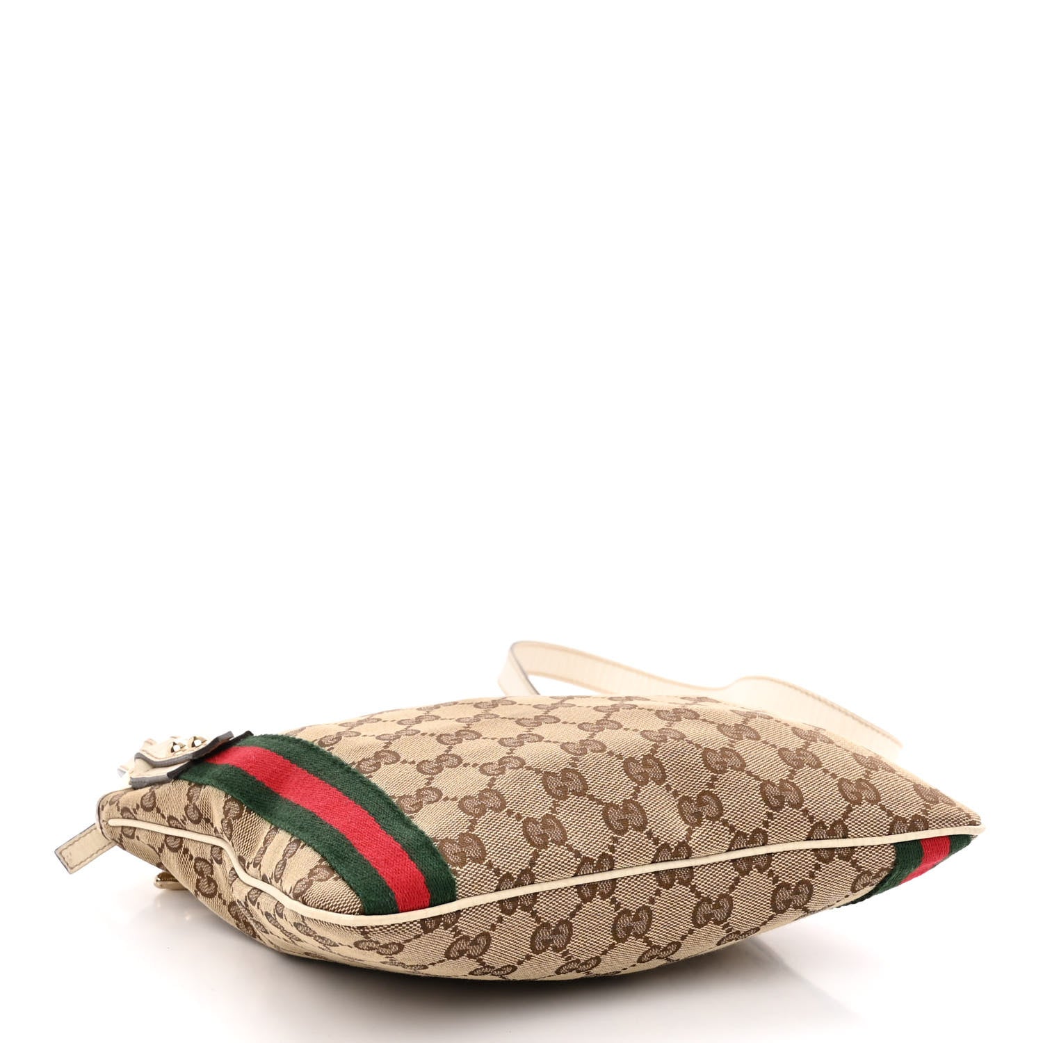 Gucci Monogram Web Jolicoeur Charms Messenger White 4 of 10