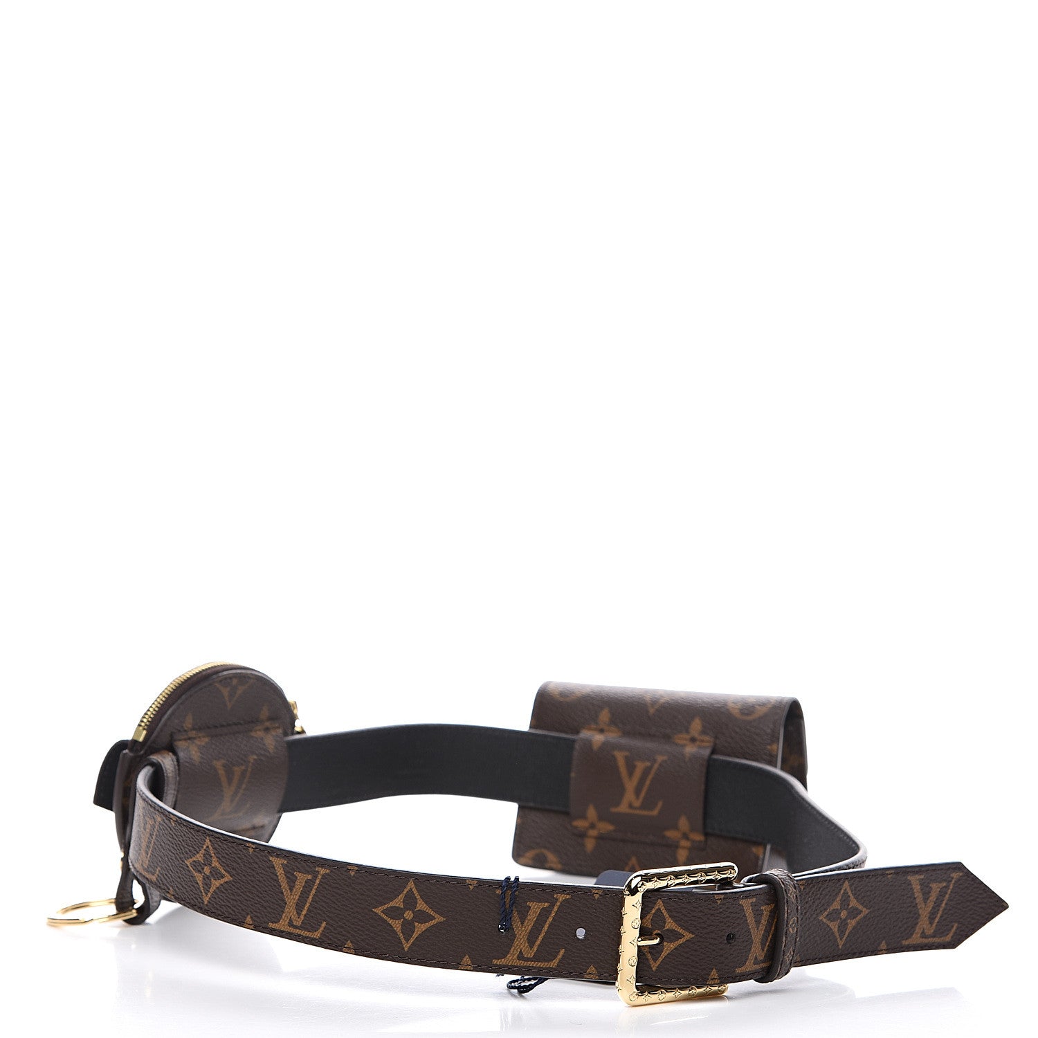 Louis Vuitton Monogram 30mm Daily Multi Pocket Belt 80 32 2 of 7