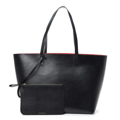 Mansur Gavriel Calfskin Large Shopping Tote Black Flamma 1 of 17