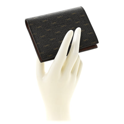 Saint Laurent Classic Toile Monogram Bi-Fold Wallet Brown 2 of 8